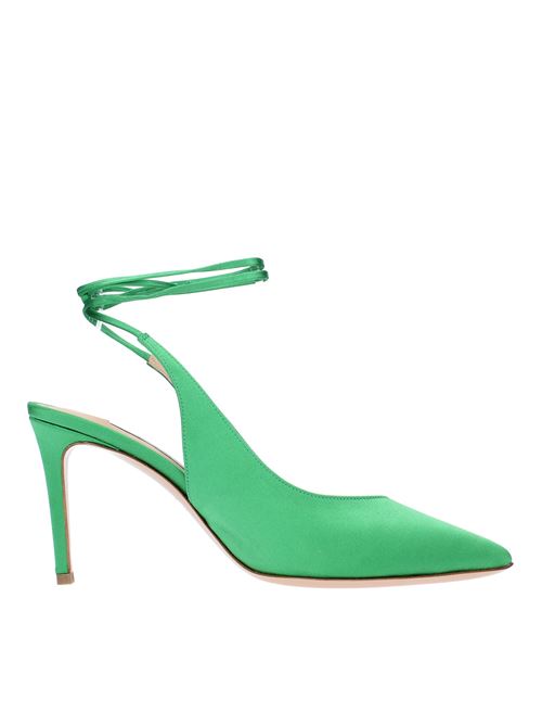 Décolleté Slingback modello 6166 in raso FRANCESCO SACCO | 6166VERDE